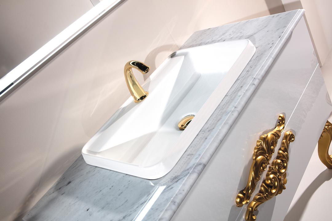 Armadi Art Neoart Раковина встраиваемая сверху прямоугольная, 60х40х13h см, цвет: белый 818