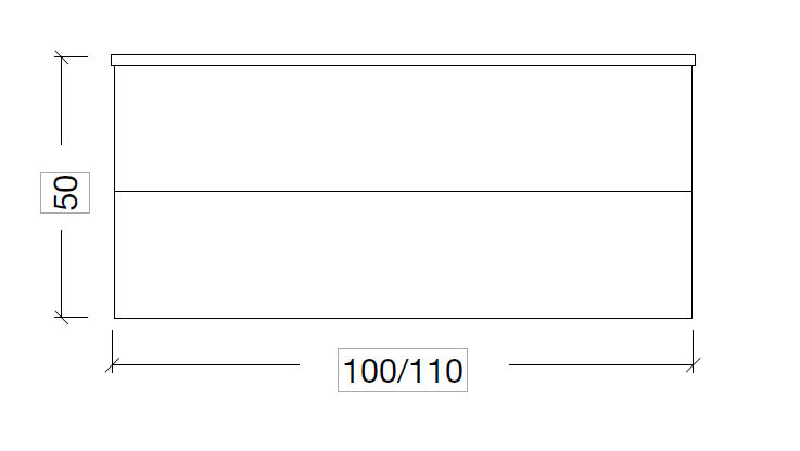 Armadi Art Neoart Тумба подвесная 100х50х48h см, цвет: белый 831-100-WH