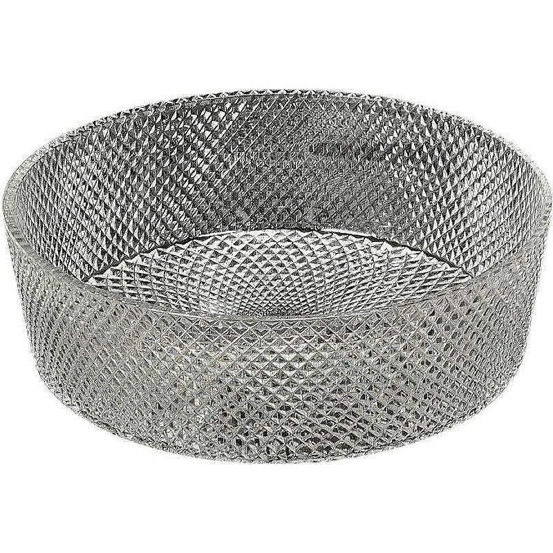 Boheme Monaco Раковина чаша 39х39х12h см, без перелива, хрусталь, цвет: silver 817-S