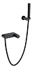Boheme Stick Touch Смеситель для ванны с душевым комплектом: ручной душ, излив каскадный, цвет:black 123-BB.2