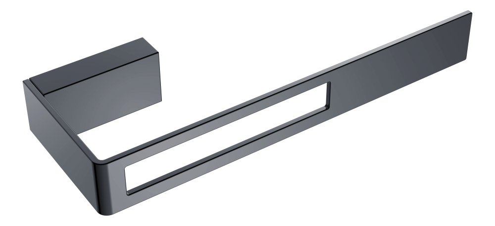 Boheme Q Полотенцедержатель 25 см, подвесной, цвет: shine gun metall 10945-SGM
