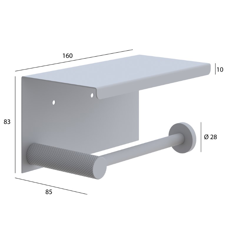 Boheme Uno Держатель туалетной бумаги с полочкой, подвесной, цвет: gold 10971-G