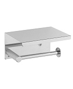 Boheme Uno Держатель туалетной бумаги с полочкой, подвесной, цвет: chrome 10971-CR