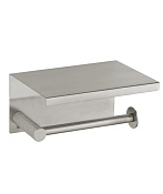 Boheme Uno Держатель туалетной бумаги с полочкой, подвесной, цвет: nickel brush 10971-NB