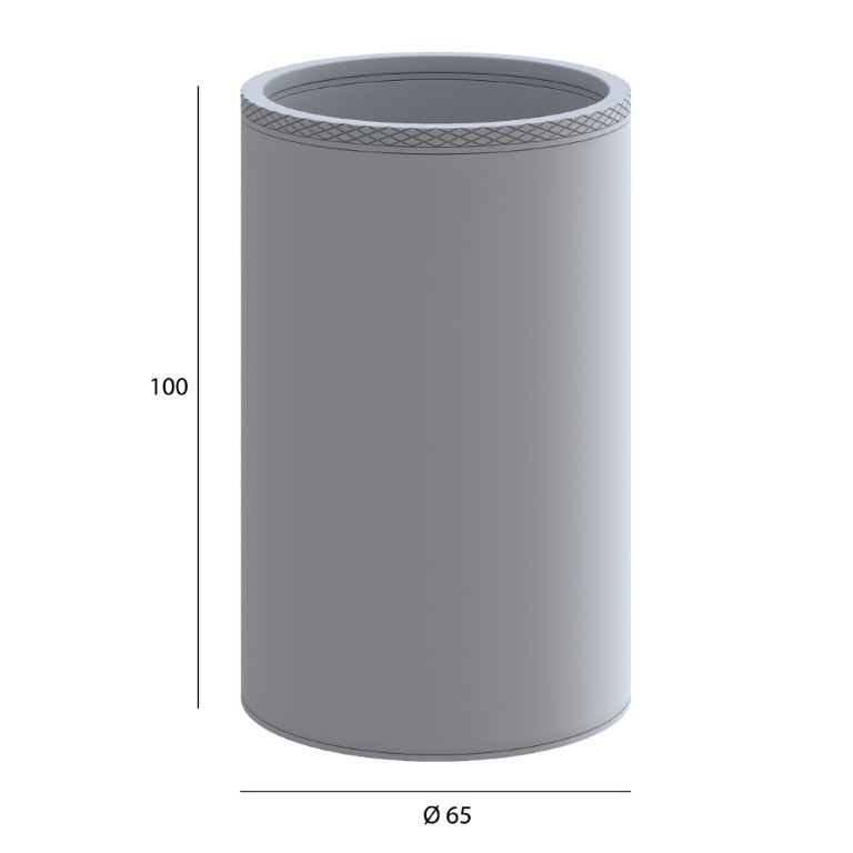 Boheme Uno Стакан подвесной, латунный, цвет: chrome 10974-CR