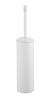 Boheme Uno Ершик для унитаза напольный с латунной колбой, цвет: matt white 10979-MW