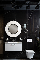 Boheme Зеркало d82 см в полиуретановой раме, с подсветкой, цвет: white 528-W light