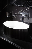 Boheme Monaco Раковина чаша овальная 50х35х14h см, без перелива, цвет: black 878-B