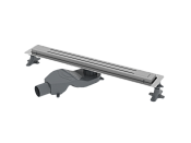 Boheme Трап линейный 80 см, с решеткой со щелью для воды и сифоном, цвет: chrome 983-80-CR