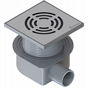 Boheme Трап точечный 10 см, с решеткой со щелью для воды, цвет: chrome 984-10-CR