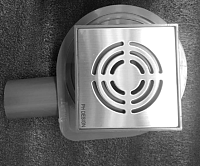 Boheme Трап точечный 10 см, с решеткой со щелью для воды, цвет: chrome 984-10-CR