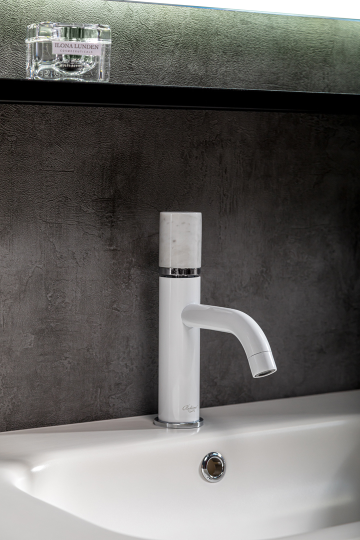 Boheme Stick Смеситель для раковины длина излива 13,5 см, без донного клапана, цвет: white 121-W-MR-WHITE