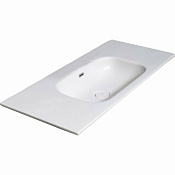 Armadi Art Vallessi Раковина мебельная прямоугольная 121х46х17h см, цвет: white 838-120-W