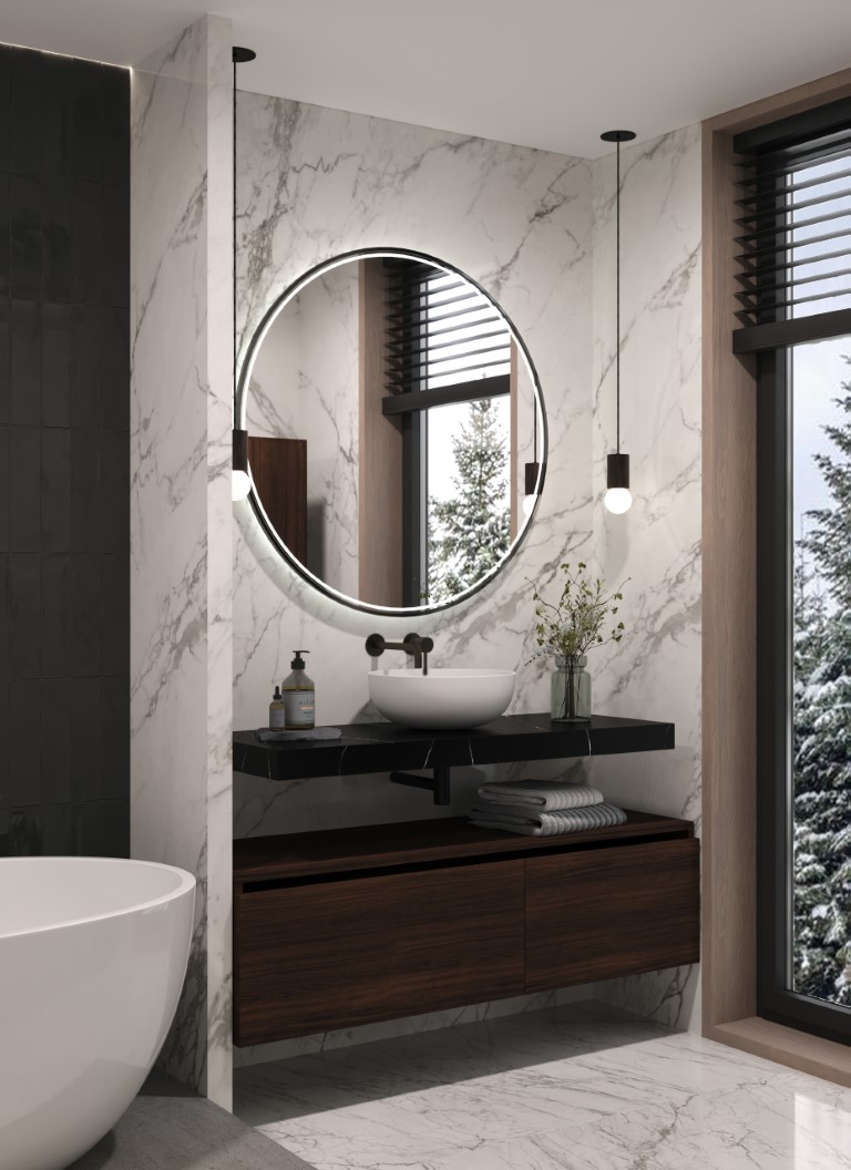 Armadi Art Flat Столешница 101х46х7h см, цвет: nero 869-100-NM