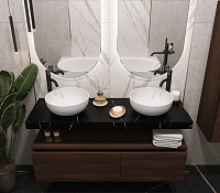 Armadi Art Flat Столешница 141х46х7h см, цвет: nero 869-140-NM