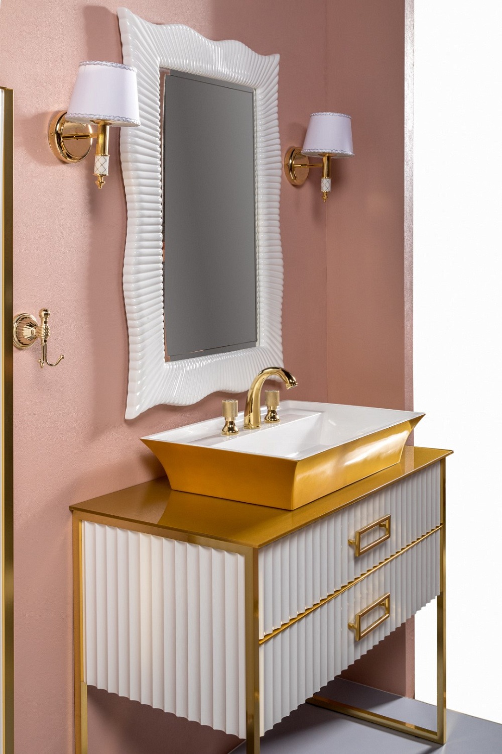 Armadi Art Monaco Столешница 101х52х8h см, цвет: gold 853-100-G