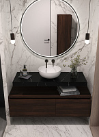 Armadi Art Flat Столешница 121х46х7h см, цвет: nero 869-120-NM