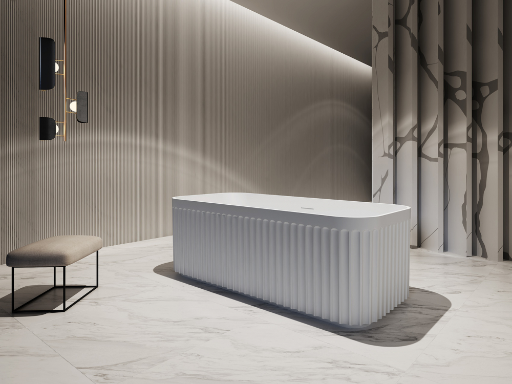 Abber Ванна акриловая отдельностоящая 170x75x58h см, цвет: белый AB9411-1.7