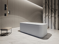 Abber Ванна акриловая отдельностоящая 170x75x58h см, цвет: белый AB9411-1.7