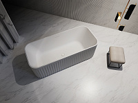 Abber Ванна акриловая отдельностоящая 170x75x58h см, цвет: белый AB9411-1.7