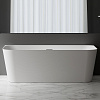 Abber Ванна акриловая пристенная 160x75x58h см, цвет: белый AB9223-1.6