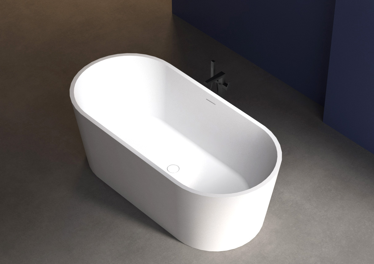 Abber Ванна акриловая отдельностоящая 170x80x60h см, цвет: белый AB9209