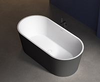 Abber Ванна акриловая отдельностоящая 170x80x60h см, цвет: черный AB9209MB