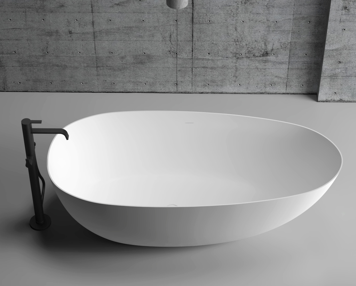 Abber Ванна акриловая отдельностоящая 170x80x58h см, цвет: белый AB9211