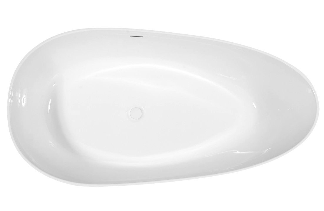 Abber Ванна акриловая отдельностоящая 170x80x58h см, цвет: белый AB9211