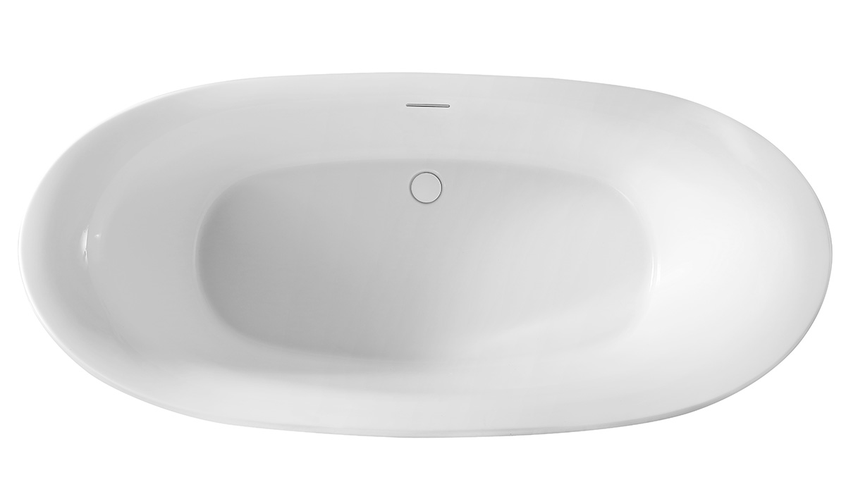 Abber Ванна акриловая отдельностоящая 170x80x64h см, цвет: белый AB9236