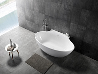 Abber Ванна акриловая пристенная 172x103x62h см, цвет: белый AB9237