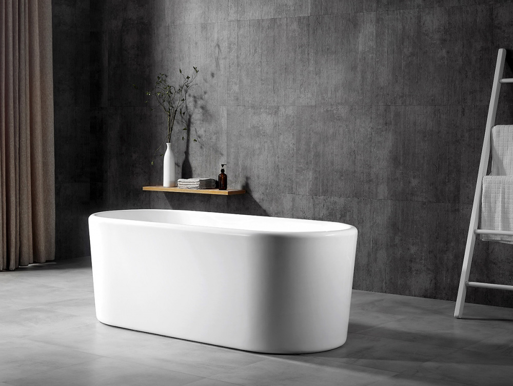 Abber Ванна акриловая отдельностоящая 170x70x58h см, цвет: белый AB9272-1.7