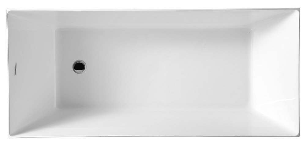 Abber Ванна акриловая отдельностоящая 170x75x60h см, цвет: белый AB9274-1.7