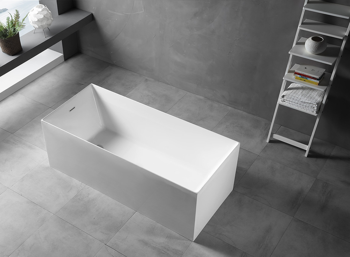 Abber Ванна акриловая отдельностоящая 170x75x60h см, цвет: белый AB9274-1.7