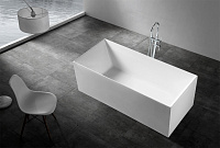 Abber Ванна акриловая отдельностоящая 170x75x60h см, цвет: белый AB9274-1.7