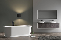 Abber Ванна акриловая пристенная 170x80x60h см, цвет: белый AB9276