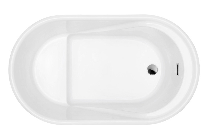 Abber Ванна акриловая отдельностоящая 130x75x63h см, цвет: белый AB9277