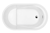 Abber Ванна акриловая отдельностоящая 130x75x63h см, цвет: белый AB9277
