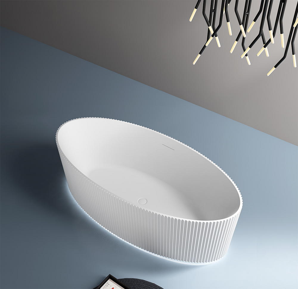 Abber Ванна акриловая отдельностоящая 180x85x58h см, цвет: белый AB9327