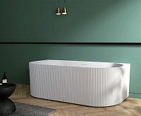 Abber Ванна акриловая пристенная 170x80x58h см, цвет: белый AB9330-1.7