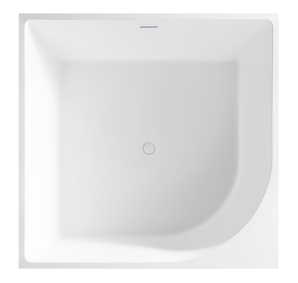 Abber Ванна акриловая отдельностоящая 140x140x60h см, цвет: белый AB9337