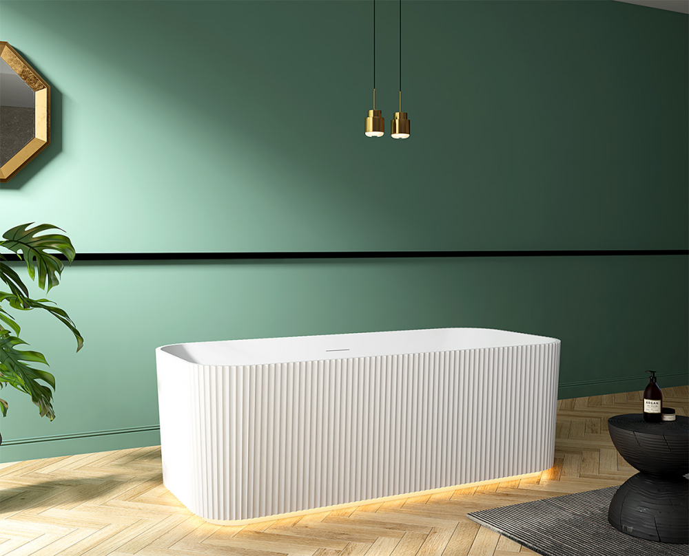 Abber Ванна акриловая отдельностоящая 170x75x58h см, цвет: белый AB9363-1.7