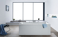 Abber Ванна акриловая отдельностоящая 160x80x60h см, цвет: белый AB9406-1.6