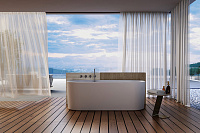 Abber Ванна акриловая пристенная 170x78x58h см, цвет: белый AB9494-1.7