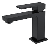 Boheme Qubic Смеситель для раковины, без донного клапана, длина излива 12,6 см, цвет: black 471-B