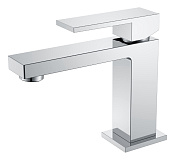 Boheme Qubic Смеситель для раковины, без донного клапана, длина излива 12,6 см, цвет: chrome 471-CR