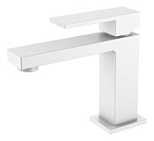 Boheme Qubic Смеситель для раковины, без донного клапана, длина излива 12,6 см, цвет: matt white 471-MW