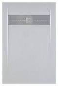 Allen Brau Infinity Душевой поддон из литьевого мрамора 140x90x3h см, цвет: белый камень 8.21005-21