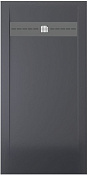 Allen Brau Infinity Душевой поддон из литьевого мрамора 160x80x3h см, цвет: антрацит 8.21006-AM