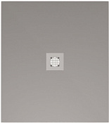 Allen Brau Priority Душевой поддон из литьевого мрамора 100x80x3h см, цвет: платина 8.31003-PGM